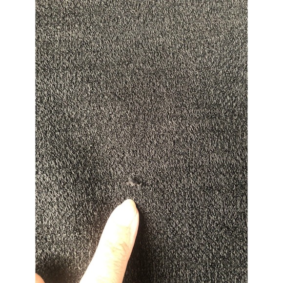 Doe & Rae Cardigan Black Waterfall Open Front Sweater W/pockets & Hood - Small - Picture 12 of 14